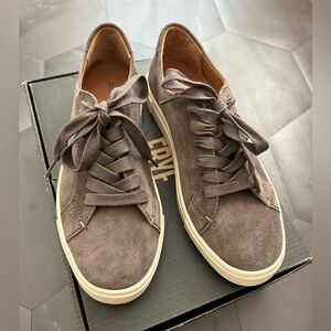 Frye Women's Gray Suede Sneakers